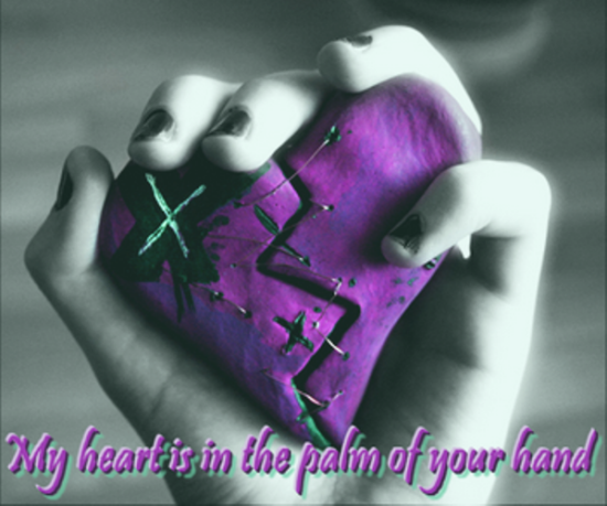 My Heart Is The Palm Of Your Hand kl255