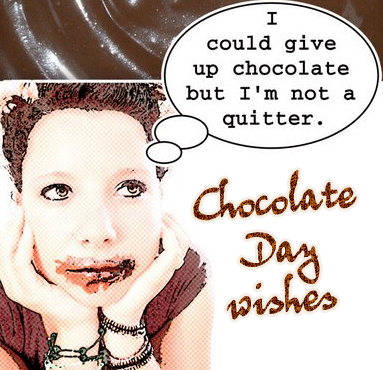 Sparkling Happy Chocolate Day Image kl457