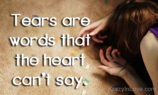 Tears Are Words kl271
