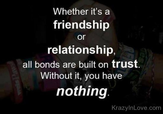 Whether It ' S A Friendship Or Releationship kl558