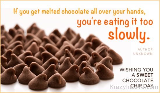 Wishing A Sweet Happy Chocolate Day kl470