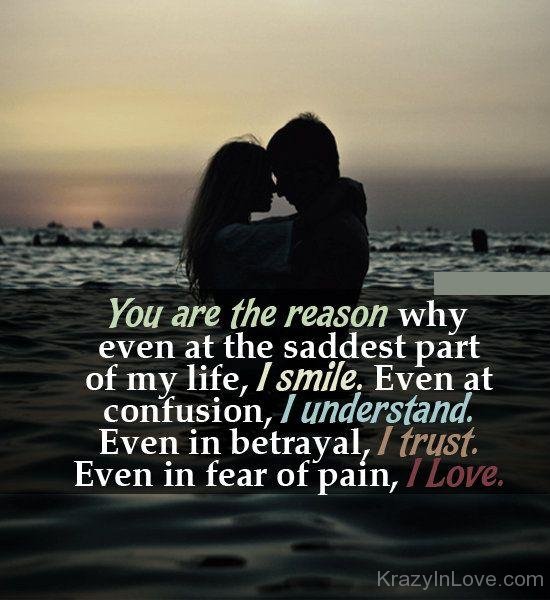 You Are The reason