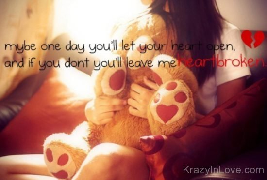 You Dont Will Leave Me Heart Broken kl293